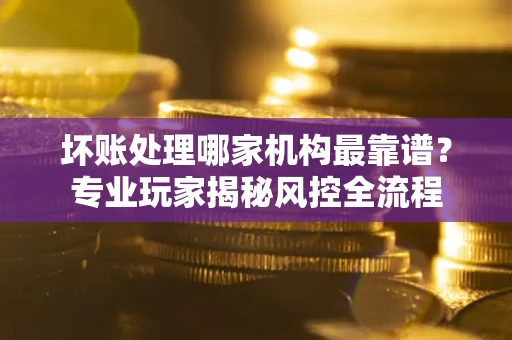 济南坏账处理哪家机构最靠谱？专业玩家揭秘风控全流程