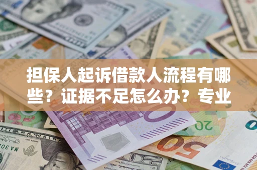 济南担保人起诉借款人流程有哪些？证据不足怎么办？专业律师解答