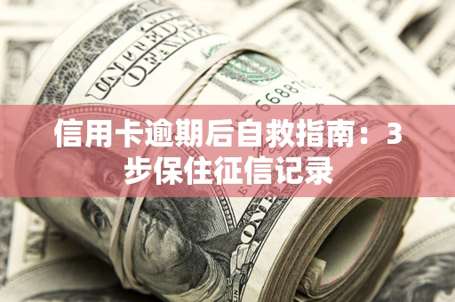 济南信用卡逾期后自救指南：3步保住征信记录