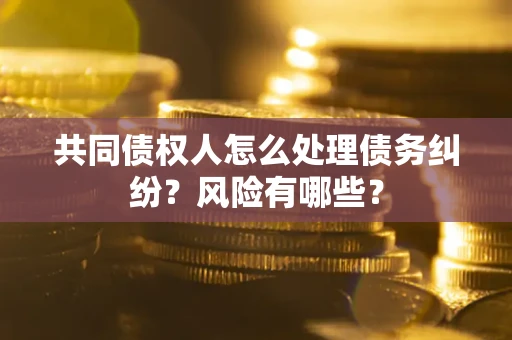 济南共同债权人怎么处理债务纠纷？风险有哪些？